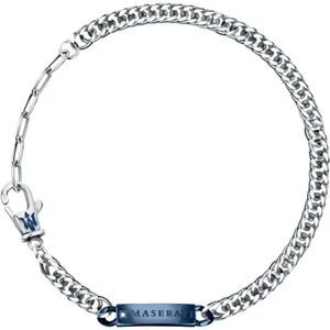 Maserati Gray Stainless Steel Men's Bracelet